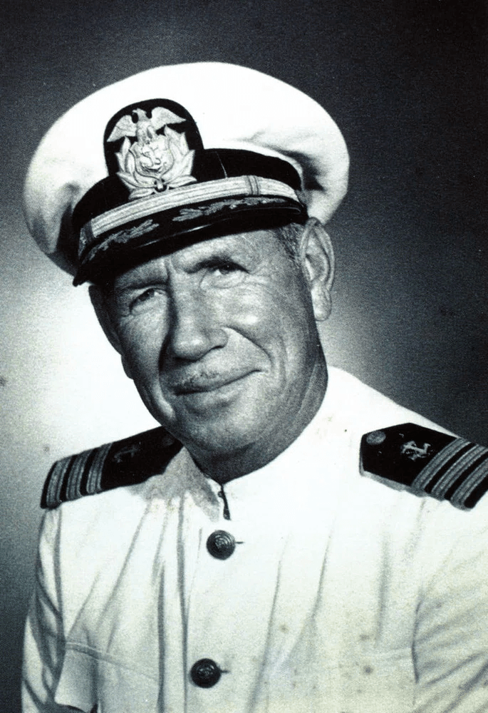 Sailor Jerry as a naval officer
