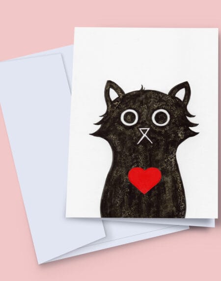 Love Cat Card