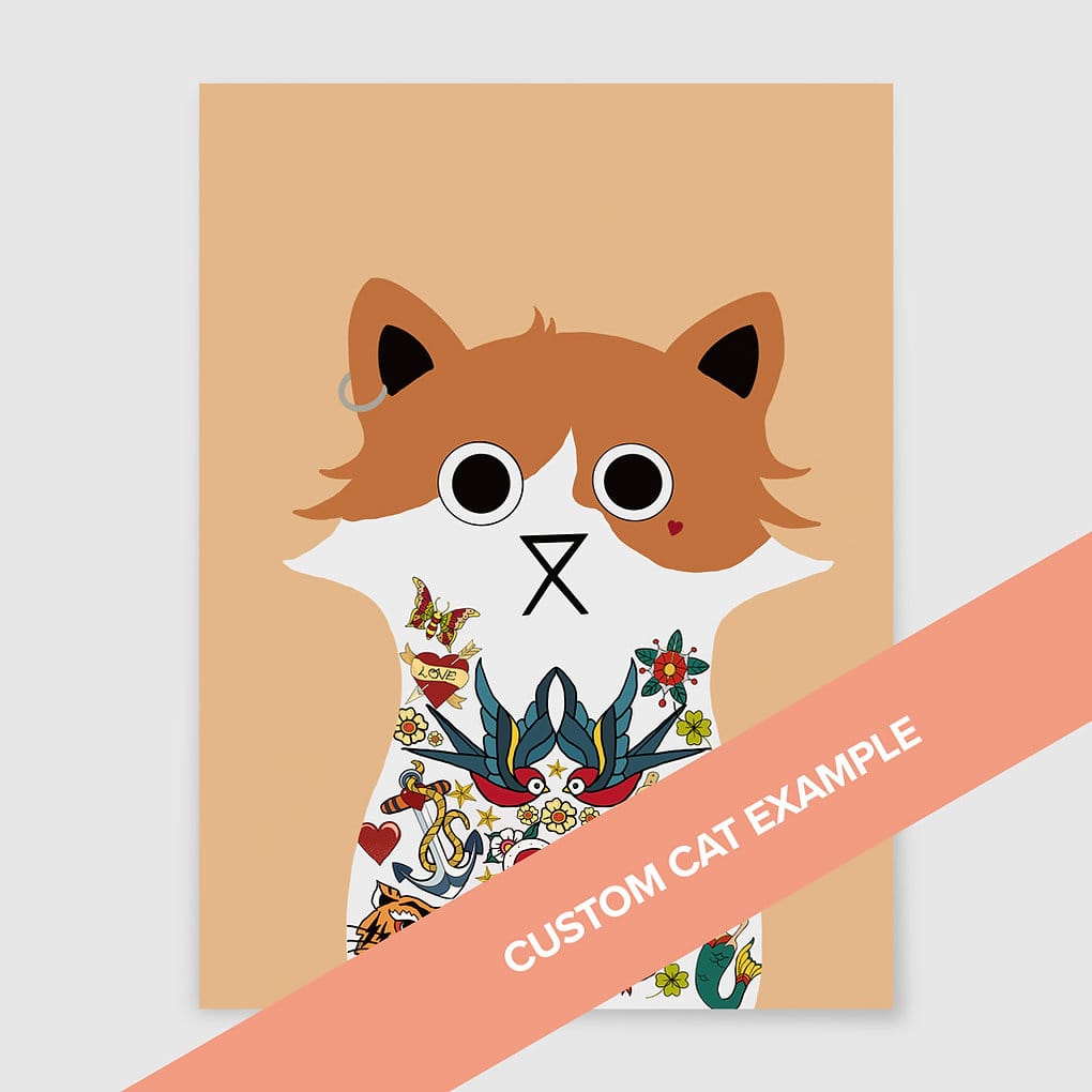 CUSTOM CAT ART